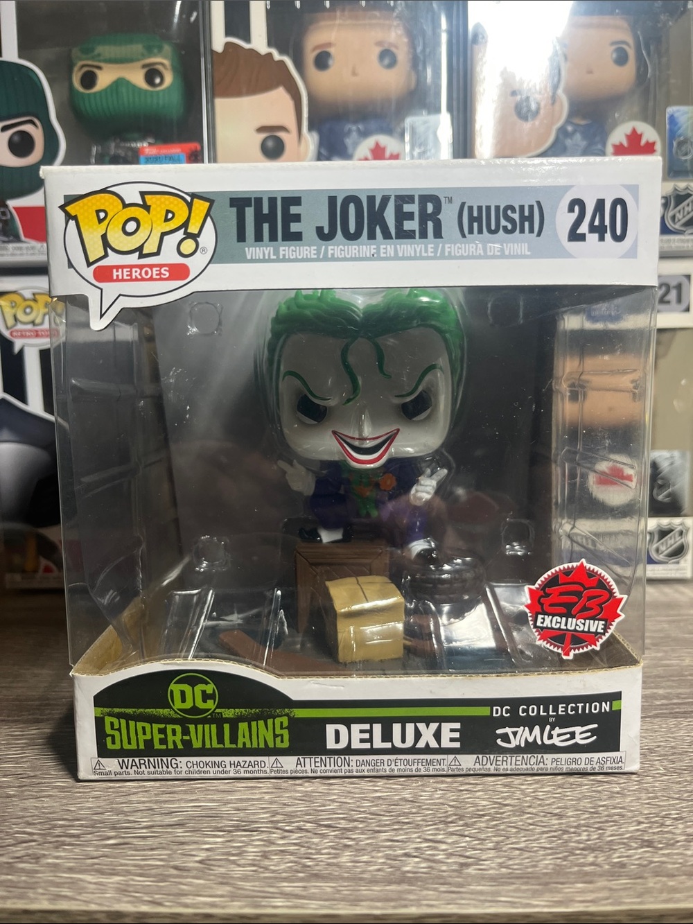 Funko Pop! The Joker (Hush) Deluxe — Green, Purple, White
